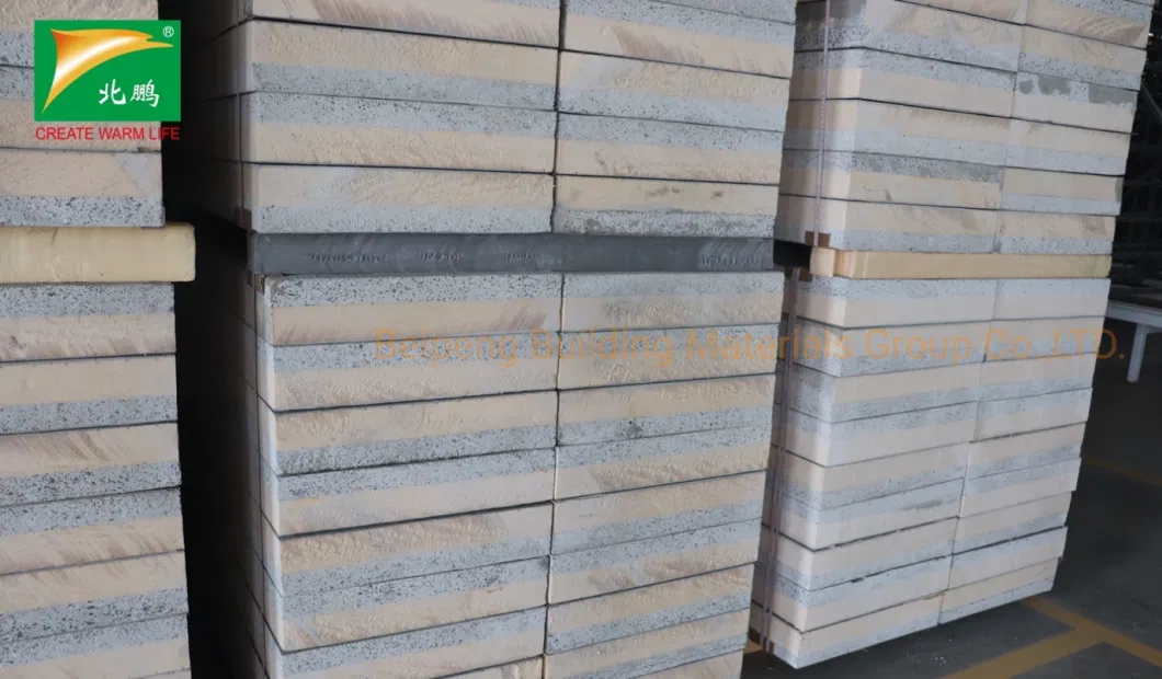 Construction XPS Composite Panel Building Material Fiberglass Cement Thermal Insulation Sandwich with Cement Mortar