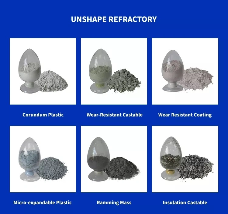 Refractory Concrete Refractory Lining Materials for Induction Furnaces